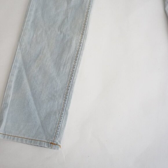 True Religion World Tour Section Moto Light Wash Skinny Blue Denim Jeans 28 - Picture 5 of 16